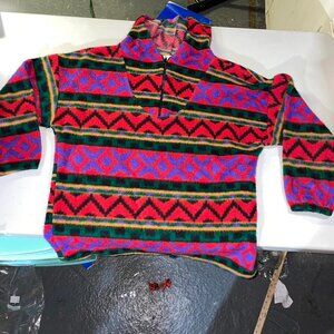 Vintage 90's Original Jeans Wear Western Colorful Aztec Native American Navajo C